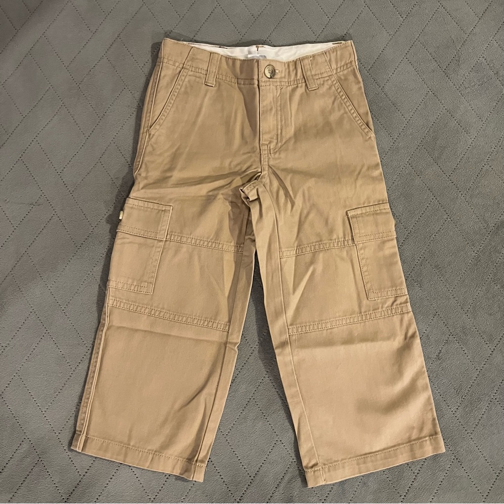 NWT Janie and Jack classic cargo pants khakis Sz 3T